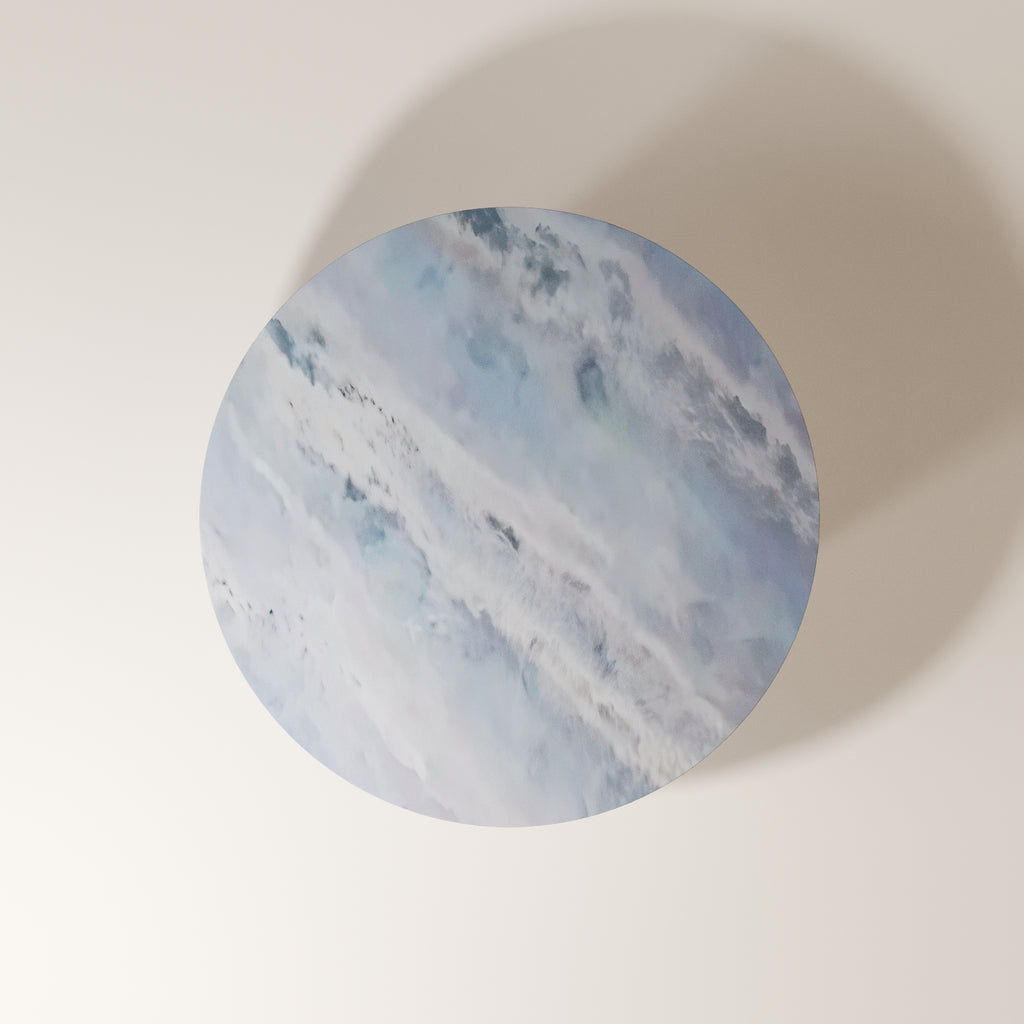Brushed Stainless Steel / Blue Lumen