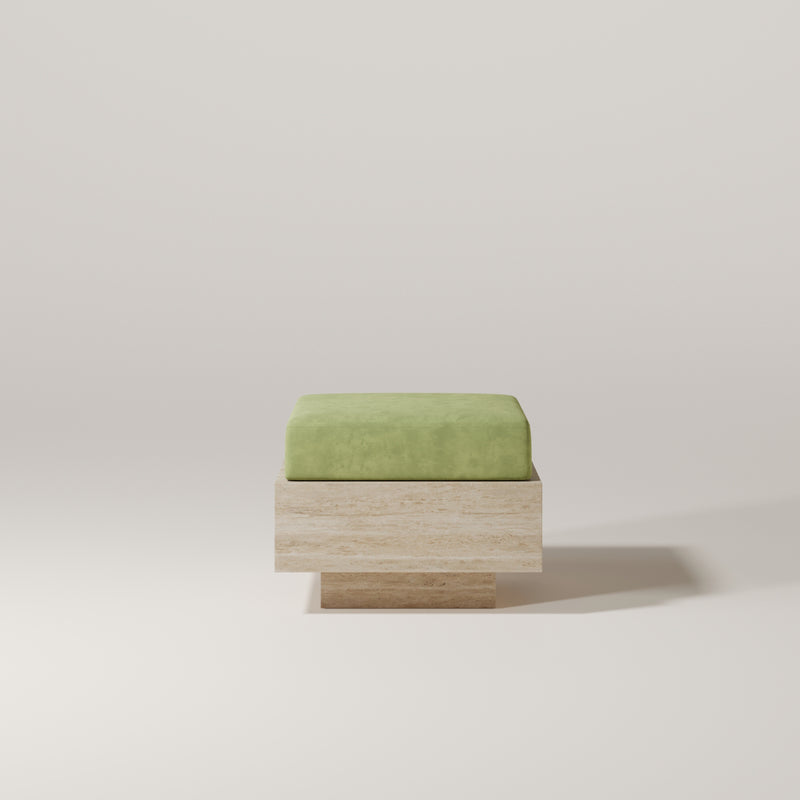 Travertine Vein Cut & Light Green