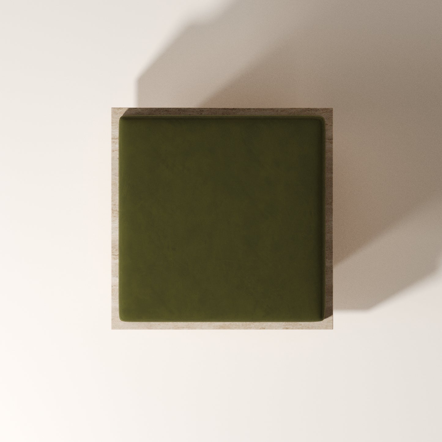 Travertine Vein Cut & Olive Green