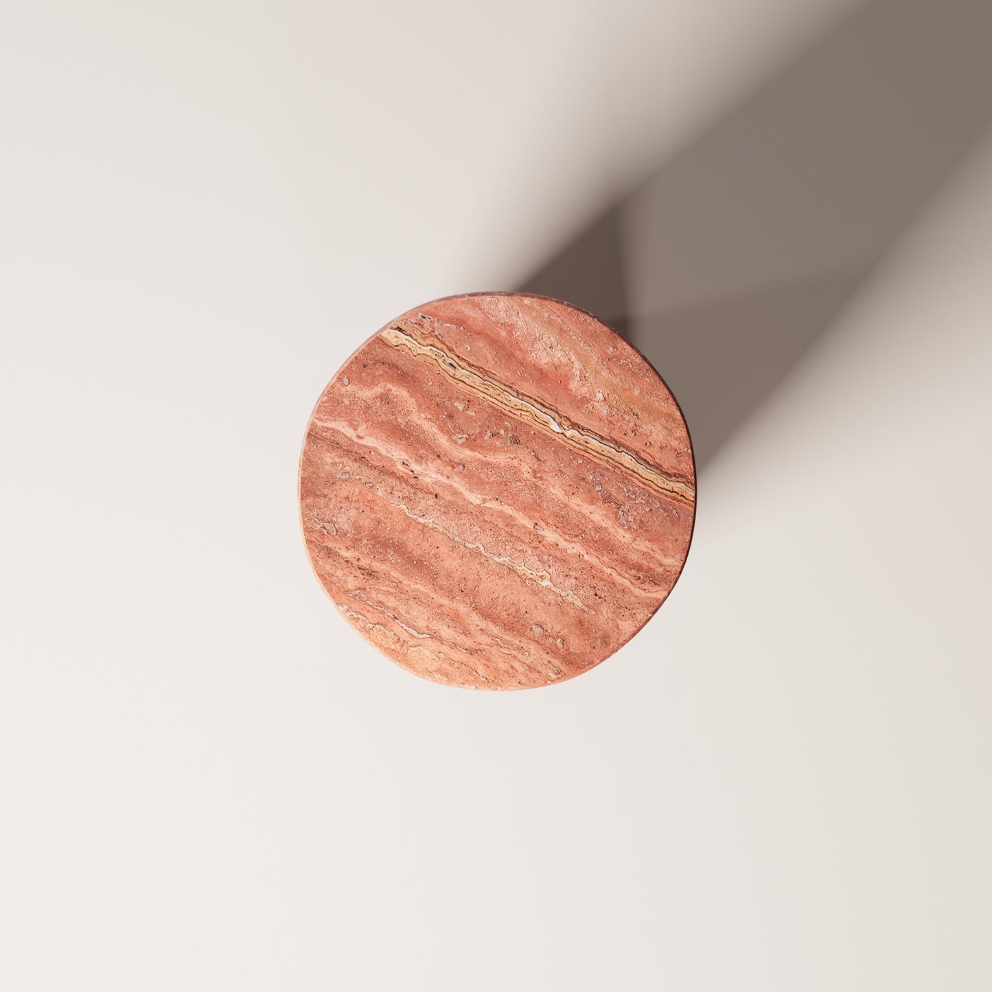 Red travertine