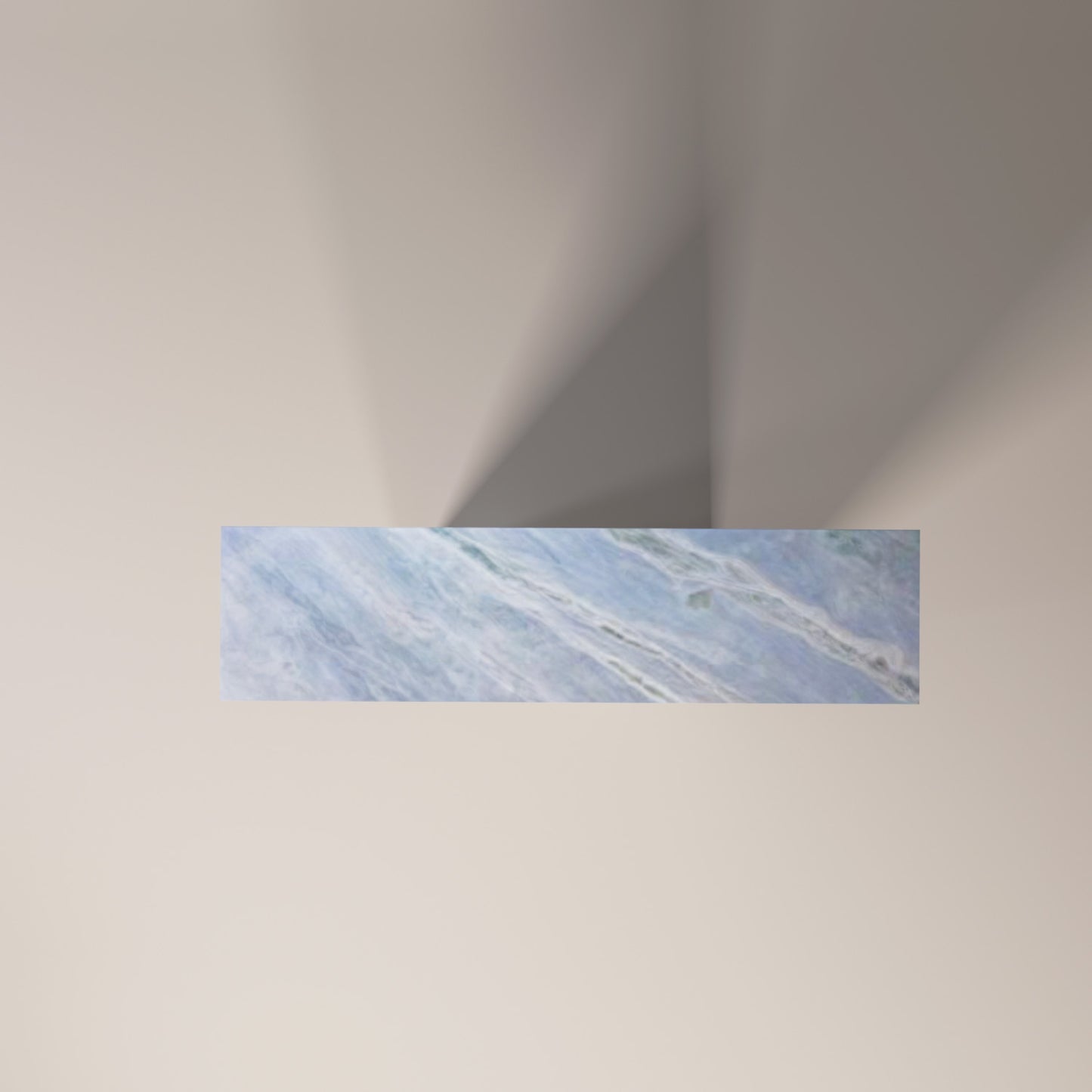 Brushed Stainless Steel / Blue Lumen