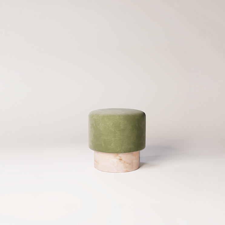 Pink Onyx & Olive Green