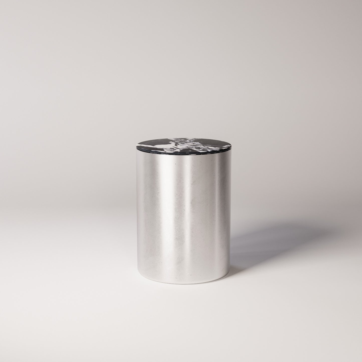 Mirror Stainless Steel / Noir Antique