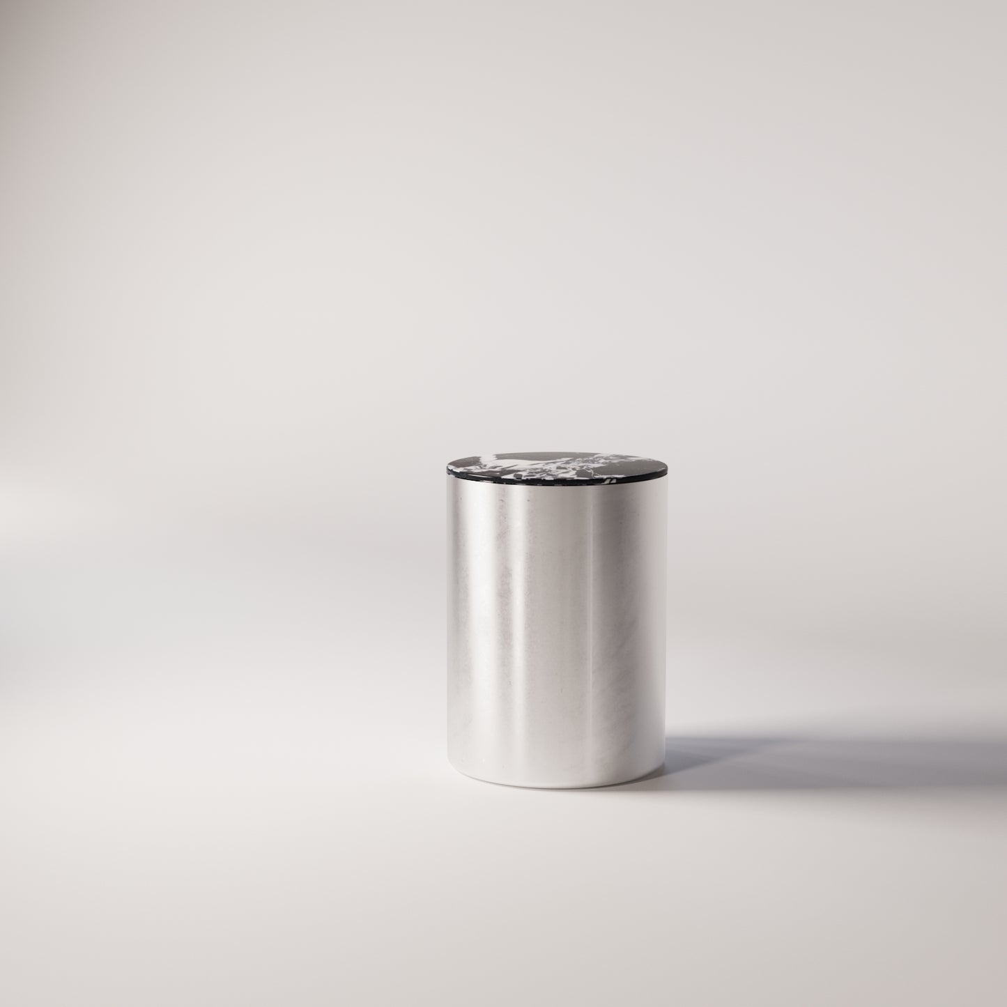 Mirror Stainless Steel / Noir Antique