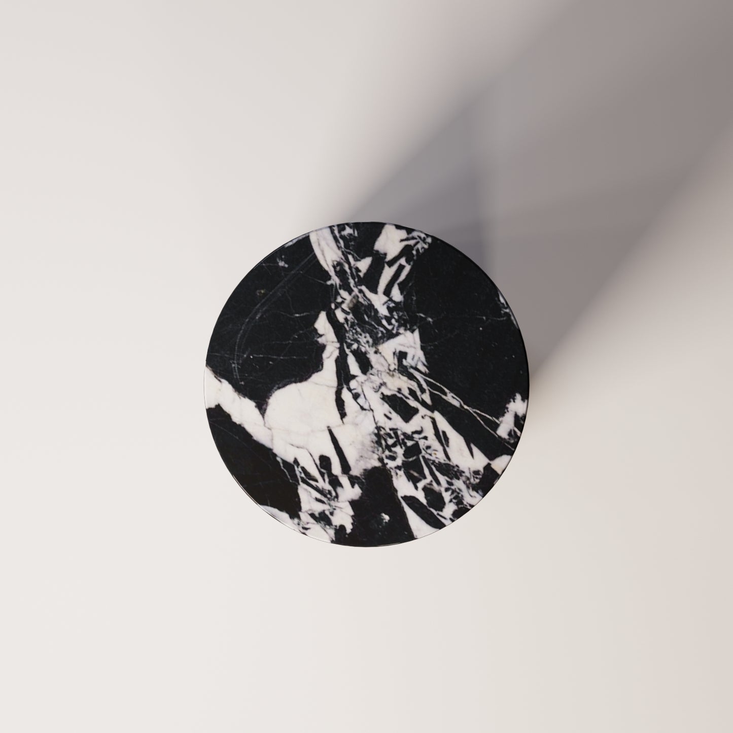 Mirror Stainless Steel / Noir Antique